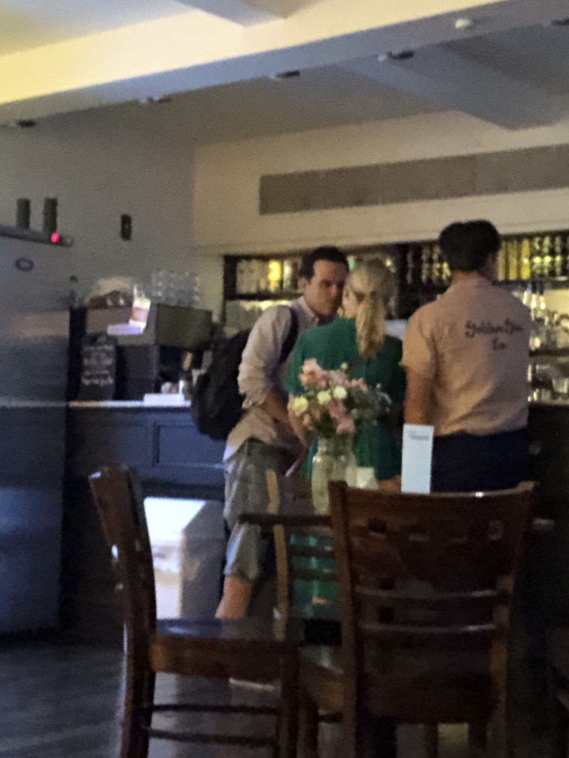The Fox follows us to the bar